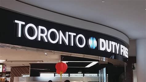 duty free toronto international airport.